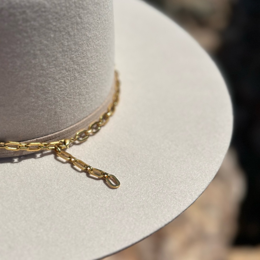 Freshwater Pearl and Tigers Eye Hat Band - Picture 4 of 10